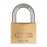 Abus messing hængelås 65 50 mm guld - 7 cm