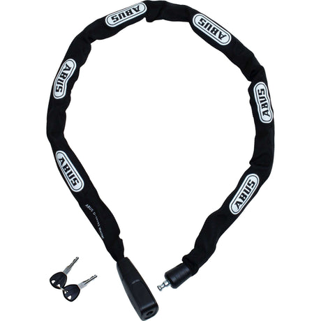 Abus CityChain 6800 110 Sort - 5 mm tyk - nøglelås