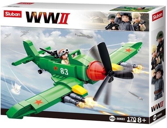 Sluban Army WWII Allied Ground Attack (M38-B0683)