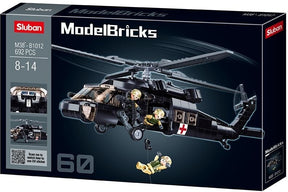 Sluban Model Bircks US Army Medical Helikopter (M38-B1012)