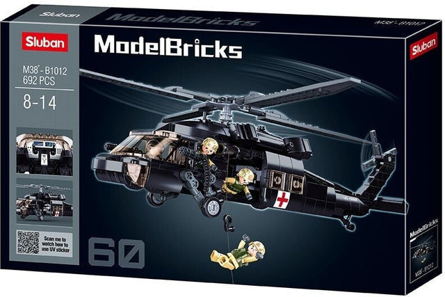 Sluban Model Bircks US Army Medical Helikopter (M38-B1012)
