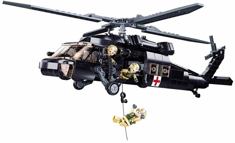 Sluban Model Bircks US Army Medical Helikopter (M38-B1012)