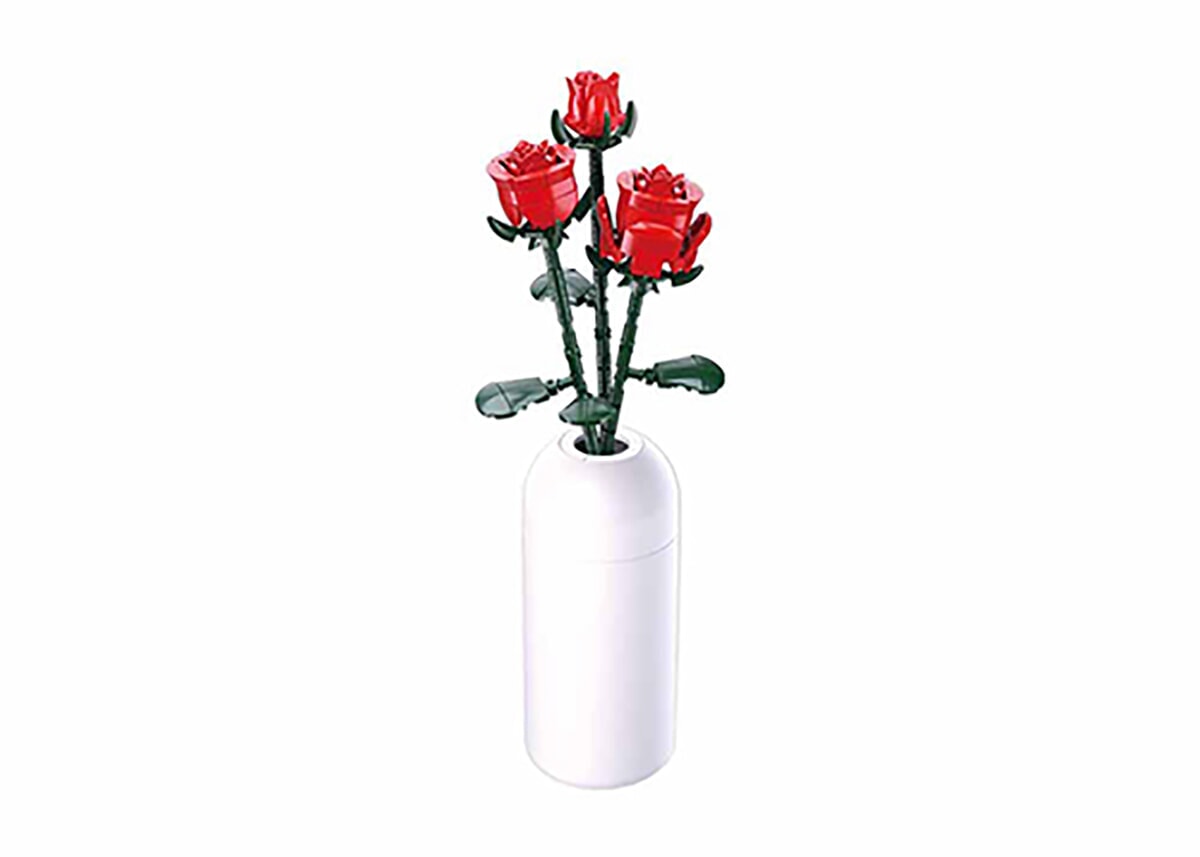 Sluban rød rose (m38-b1101-04)