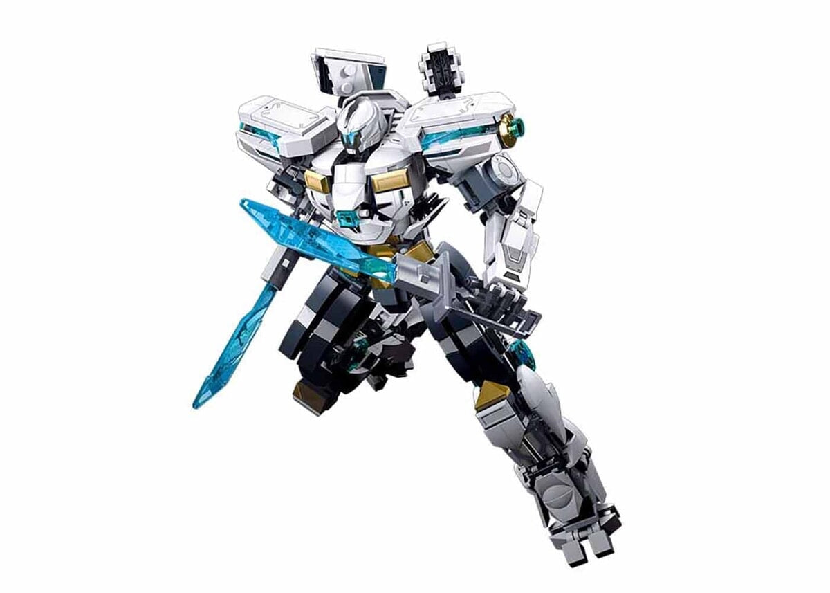 Sluban p.r. mecha hvid grå (m38-b1151)