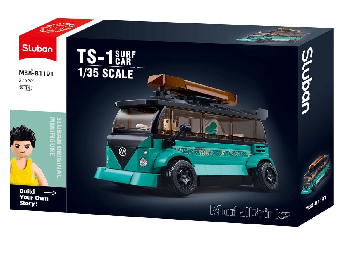 Sluban modelbricks surfbil (m38-b1191)