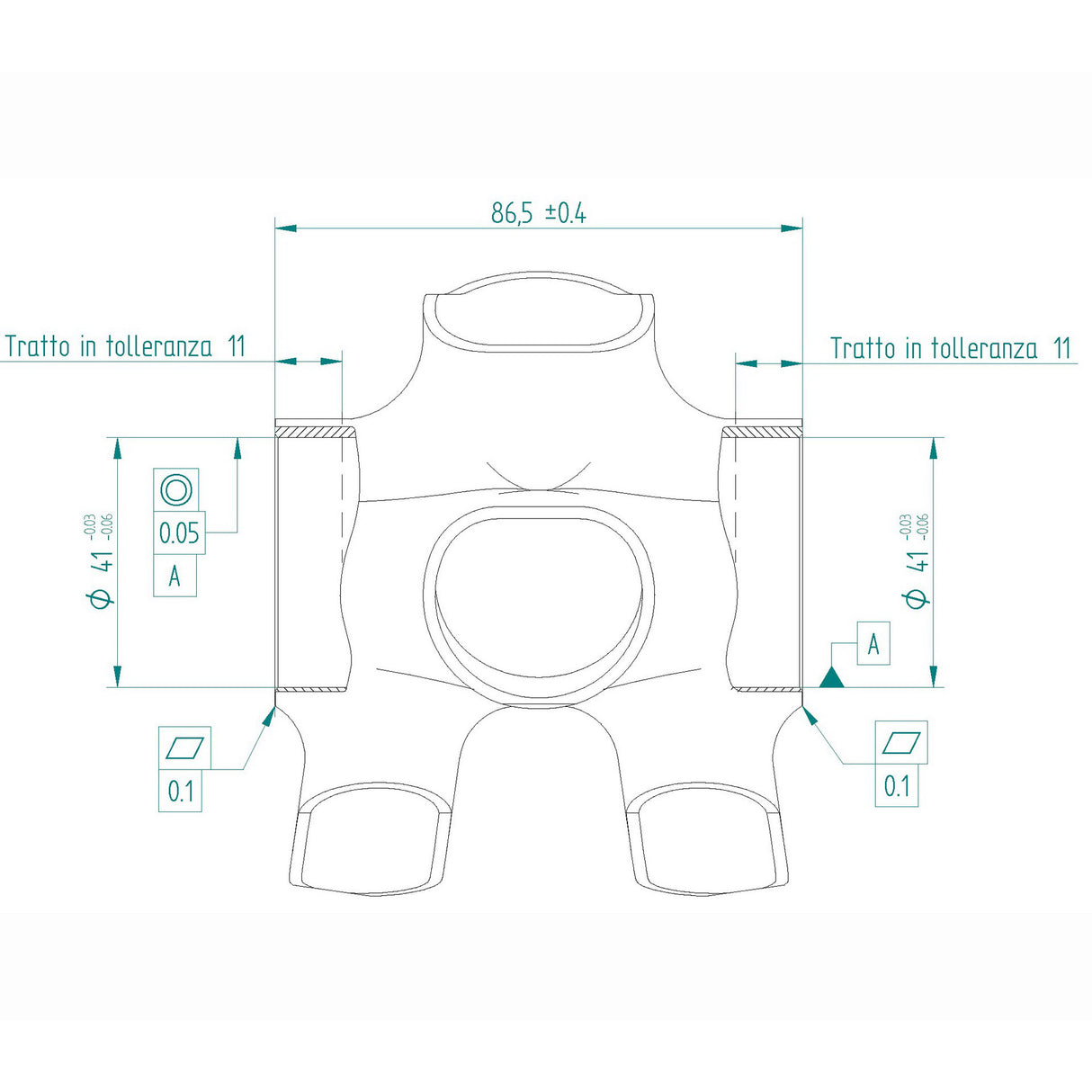 Miche Bracketas Press-Fit 86,5 x 41mm Evo Max
