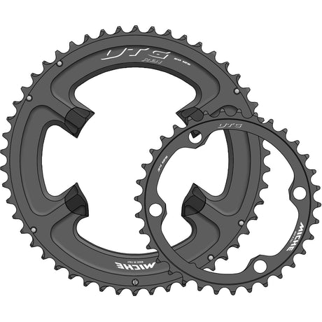 Miche Chaining Leaf UTG R81 12V 54T Sort med bolte