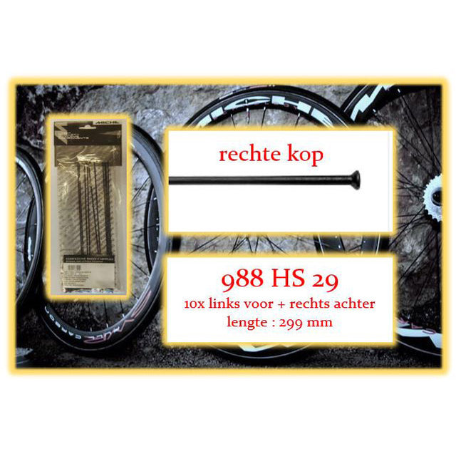 MICHE SPAAK+NIP. 10x LV+RA 988HS.29 Lige hoved