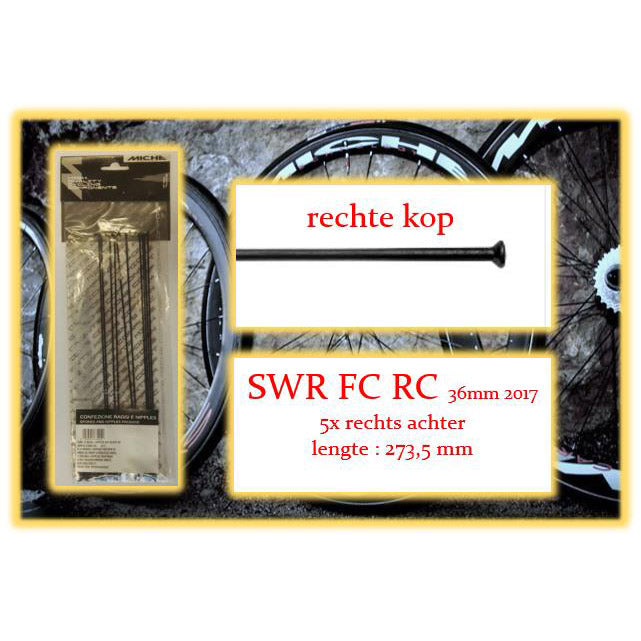 Miche eger swr fc rc 275mm ra sort (5 stk)