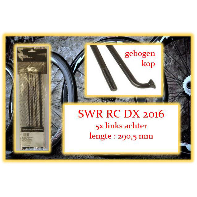 Miche eger swr fc rc dx 291mm la sort (5 stk)