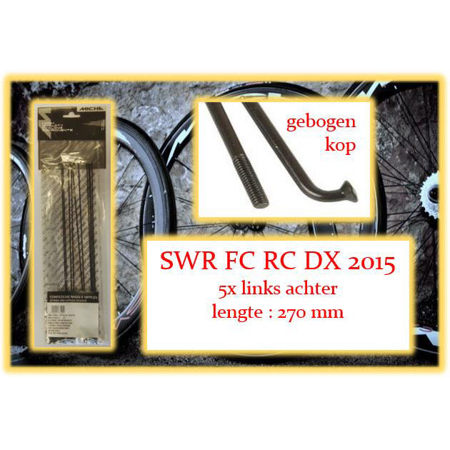 Miche eger swr fc rc dx 270mm la sort (5 stk)