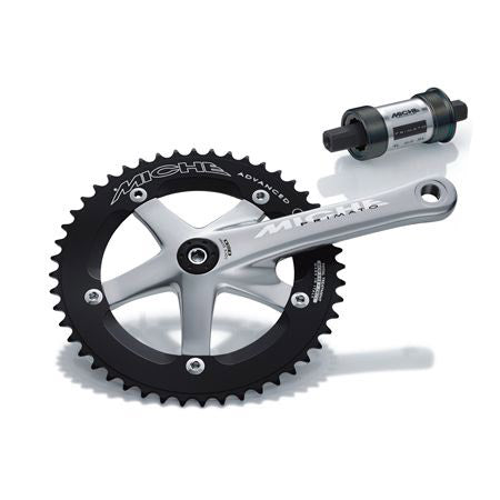Miche Crankstel Pista Advanced 167mm 49TDS. 1 8 Sølv