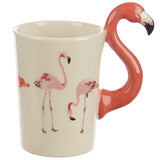 Flamingo pink - formet keramisk krus