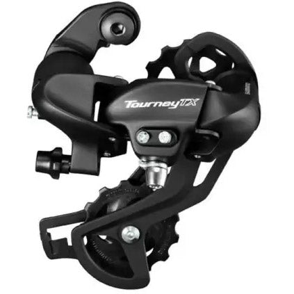Shimano bagskifter tourney 7 8v l. bur sort oem