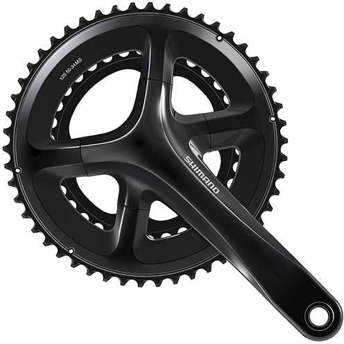 Shimano kranksæt rs520 12v 34-50t 175mm sort oem