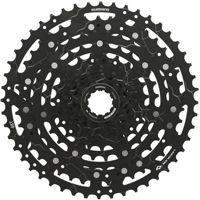 Shimano kassettekøer 10v 11-48t cs-lg300 sort
