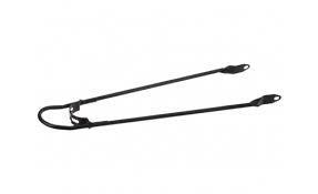 Fender Rod med kofanger 28 x 1,5 tommer mat sort