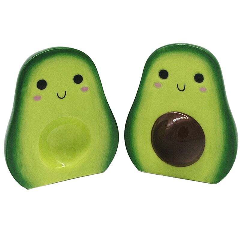 Avocado keramisk salt peber sæt