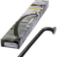 Sapim egerfører 14-256 rustfri stål z nippel sort (1 stk)