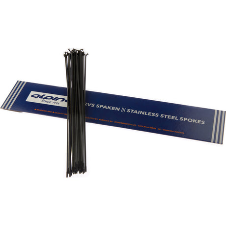Alpina spaken 14g (2,00 mm) 294 mm rustfrit stål sort (P36)