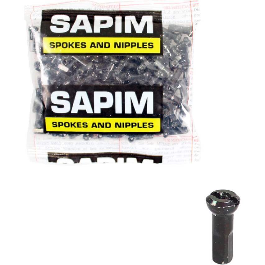 Sapim Spaak Nipple SP14 Sort taske (100 stykker)