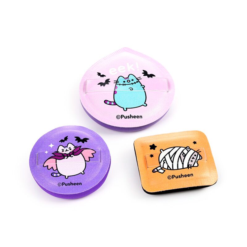 Union pusheen kattens halloween sæt med 3 makeup svampe