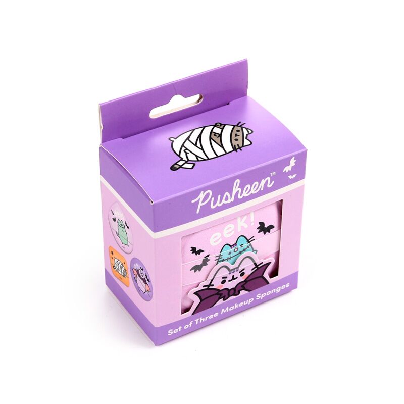 Union pusheen kattens halloween sæt med 3 makeup svampe