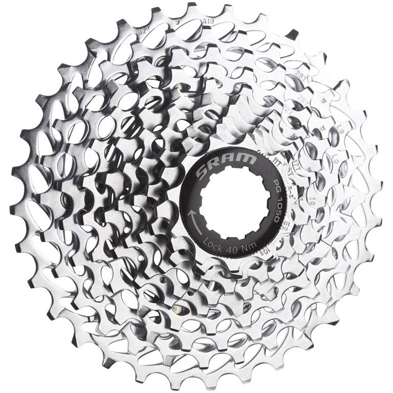 Spanninga sram kassette pg-1050 10v 12-28t sølv