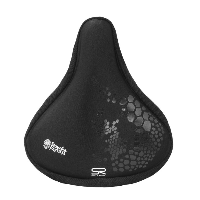Selle royal slow fit skum sædebetræk - stor - sort