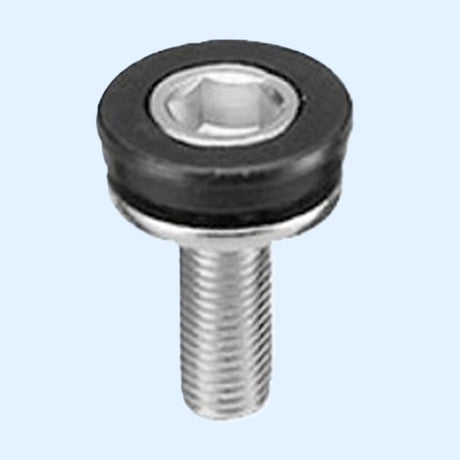Crank Bolt Set M8 BAS15 pr. 2 stykker sort sølv