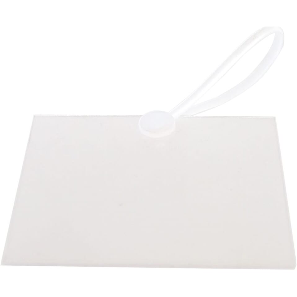 Priskortholder med løkke - 6x5 cm (10)