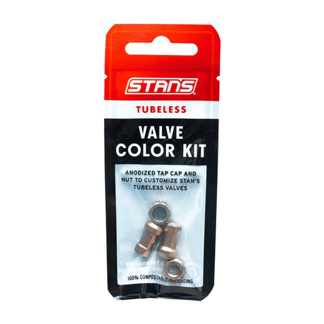 Stans Stan's tubeless ventil farvesæt - kobber