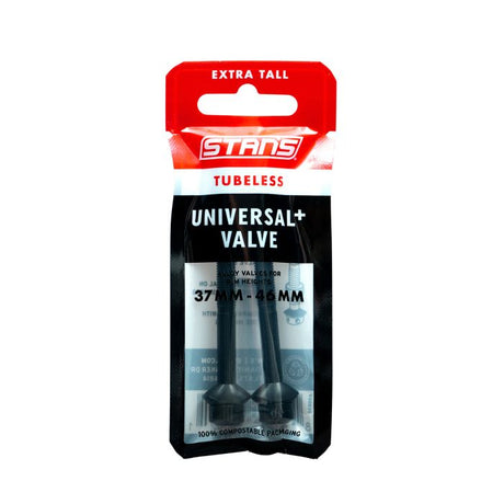 Stans stans tubeless universal+ ventiler - ekstra høje - sorte
