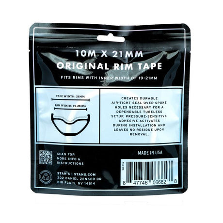 Stans fælgtape (10m) - 21mm