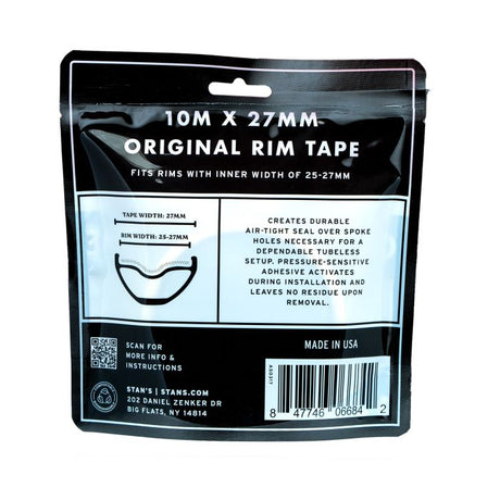 Stans fælgtape (10m) - 27mm