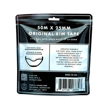 Stans fælgtape (50m) - 25mm