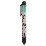 Panda flerfarvet pen (6 farver)