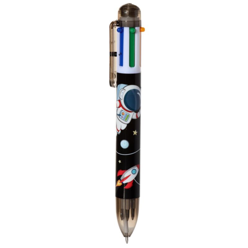Hello space flerfarvet pen (6 farver)