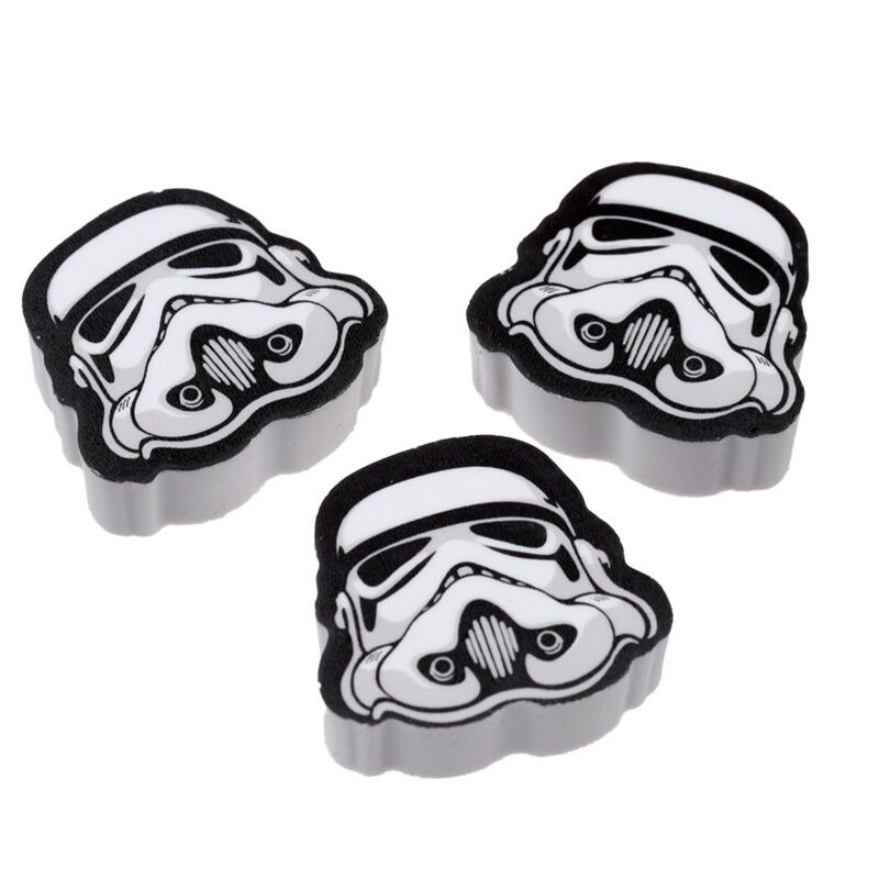Sæt med 3 originale stormtrooper viskelædere
