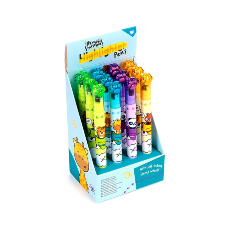 Adoramals vilde 2-i-1 highlighter-stempelpen