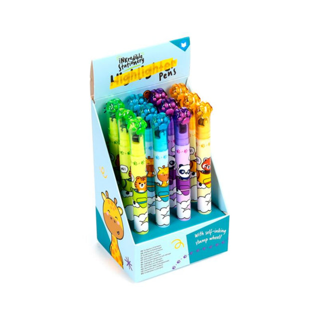 Adoramals vilde 2-i-1 highlighter-stempelpen
