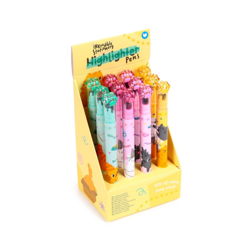 Beans co cats 2-i-1 highlighter-stempelpen