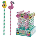 Flamingo og ananas - viskelæderblyant