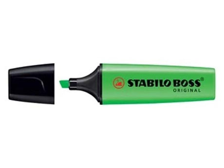 Abi tekstmarkør stlo boss orignal grøn 2-5 mm skrå spids