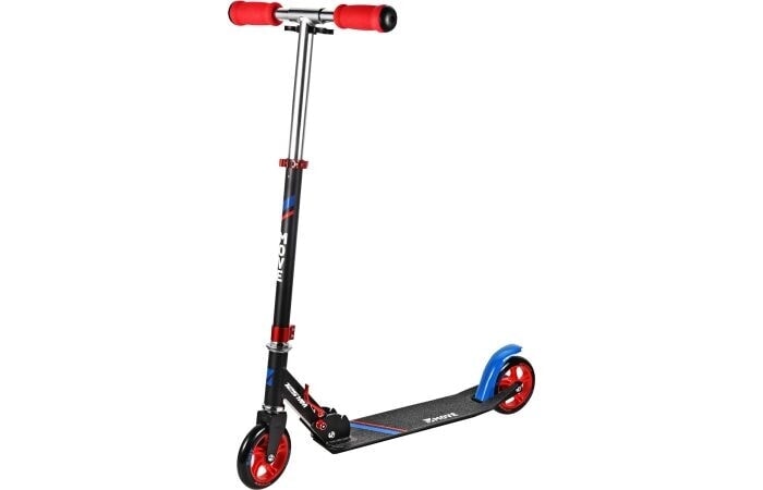 Move 125 2-hjulet børnescooter foldbar junior sort rød