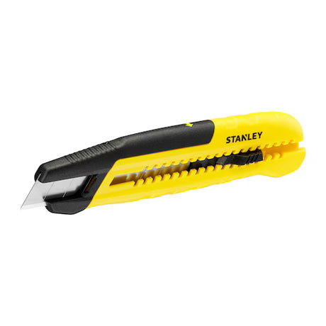 Stanley håndværktøj Stanley snap-off kniv 18mm ku. trykknap