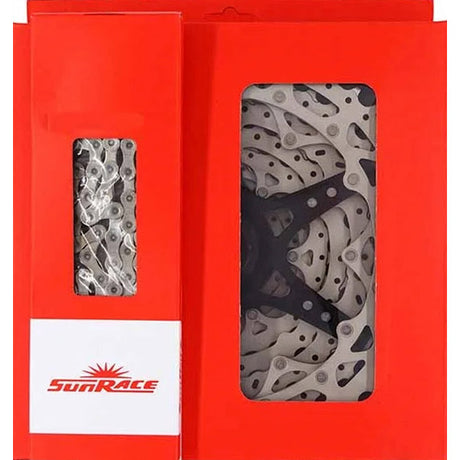 Spanninga sunrace combipack csrs0 10v hg 11-28t med kæde cn10a