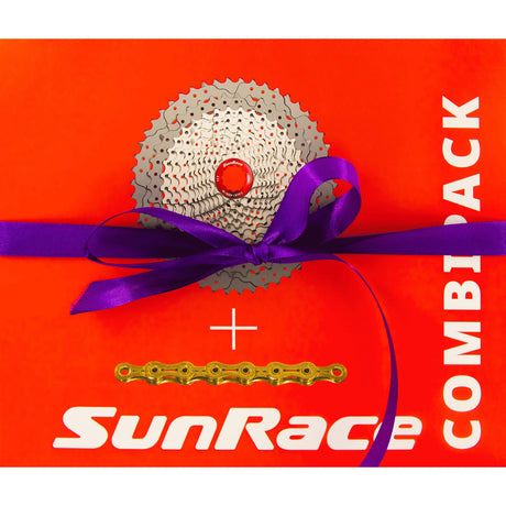 Spanninga sunrace combipack csrs0 10v hg 11-28t med kæde cn10a