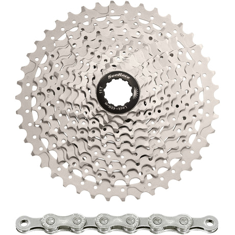 Spanninga sunrace combipack csms3 10v 11-42t met ketting cn10a