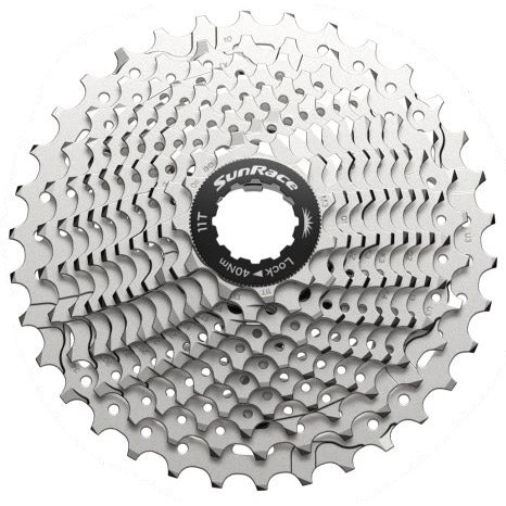 Spanninga sunrace kassette csrx1 11v 11-32t sølv